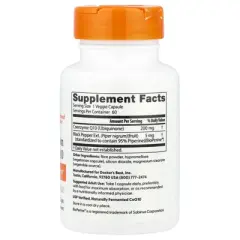 Doctor's Best High Absorption CoQ10 with BioPerine&reg;, 60 Veggie Caps
