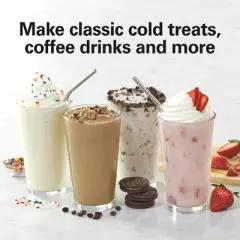 Hamilton Beach Drinkmaster Drink Mixer 732: Specialty Appliance, 2 Speeds, 28oz Capacity, Dishwasher-Safe Parts, White