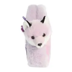 Aurora Small Glitter Fox Fancy Pals Fashionable Stuffed Animal Purple 8.5"