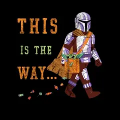 Junior's Star Wars The Mandalorian Halloween This is the Way Treats T-Shirt