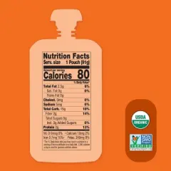 Once Upon A Farm Organic Dairy-Free Orange-Tastic Oat Milk Smoothie - 3.2oz