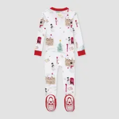 Burt's Bees Baby&reg; Baby Organic Cotton Tight Fit Holiday Footed Pajama