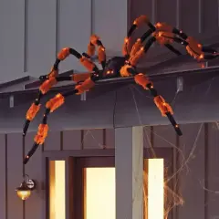 5' LED Lit Hanging Spider - Hyde and EEK! Boutique&trade;: Battery Operated, Indoor/Outdoor D&eacute;cor