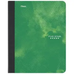 Five Star Active Comp Book 80ct Green