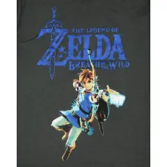 Nintendo The Legend Of Zelda Breath Of The Wild Men's Link T-Shirt Adult