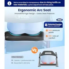 Walkers for Seniors,Foldable Walker with Seat,Aluminum Supports 330lb,8" Wheels-Purple