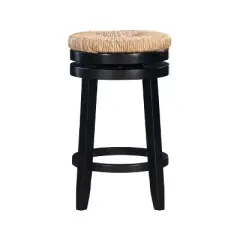 Noah Swivel Backless Counter Height Barstool - Powell