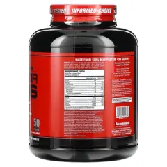 MuscleMeds Carnivor Mass, Anabolic Beef Protein Gainer, Chocolate Fudge, 5.83 lbs (2,646 g)