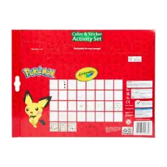 Crayola Pokemon Color & Sticker Activity Set: Creative Coloring Book for Kids with Markers & Stickers, 32 Pages
