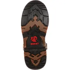 Rocky Kids' Aztec Wellington Brown Boot, Size 2