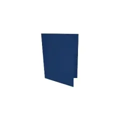 LUX 9 x 12 Presentation Folders Standard Two Pocket Navy 25/Pack (LUX-PF-103-25)