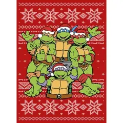 Girl's Teenage Mutant Ninja Turtles Ugly Christmas Sweater T-Shirt