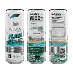 CELSIUS Sparkling Playa Vibe Functional Energy Drink - 12 fl oz Single Can