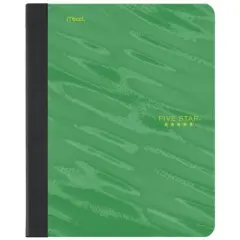 Five Star Active Comp Book Green Wide Ruled 80ct