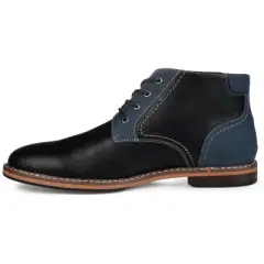 Vance Co. Medium and Wide Width Mens Franco Tru Comfort Foam Lace-up Round Toe Chukka Boot