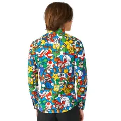 OppoSuits Teen Boys Shirt - Super Mario - Multicolor