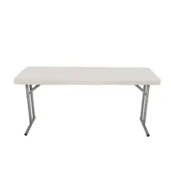 18"x60" Heavy Duty Seminar Folding Banquet Table Speckled Gray - Hampden Furnishings
