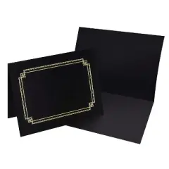 Great Papers Premium Textured Certificate Holder Black 938603