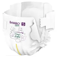 Bambo Nature Baby Baby Diaper Size 5 27 to 40 lbs. 1000021011, 44 Ct
