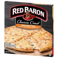 Red Baron Four Cheese Classic Crust Frozen Pizza - 21.06oz