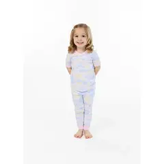 Sleep On It Girls Soft Clouds Snug Fit 2-Piece Pajama Sleep Set