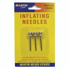 Martin Sports Inflating Needles, 3 Per Pack, 12 Packs