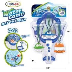 Scooba Duck Net The Fish Water Game &ndash; Shark Net, 3 Fish, Bath & Pool Toy 3+
