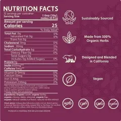 Teeccino Vanilla Nut Chicory Coffee Alternative, Medium Roast - Ground Herbal Coffee That&rsquo;s Prebiotic, Caffeine Free & Acid Free