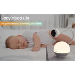 Chillax Baby Mood Lite Smart HD Baby Camera Mood Light Sleep Trainer and Sound Soothe