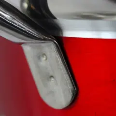 Oster Metaline 3 Pack Round Colander in Metallic Red