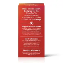 Schiff MegaRed Extra Strength Omega-3 Krill Oil 500 mg Supplement, 40 Ct