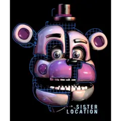 Five Nights at Freddy's Sister Location Funtime Freddy Boy's Black T-shirt