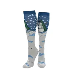 Cute Snowman Compression Socks Funny Christmas Compression Socks for Women and Men - Crazy Dog Compression Socks Gift For Christmas