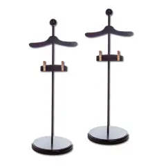 The Queen&rsquo;s Treasures 18 In Doll 2 pc Wood Doll Clothing Display Stands