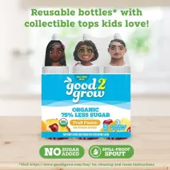 good2grow Organic Low Sugar Fruit Fusion Juice - 3pk/6 fl oz Bottles