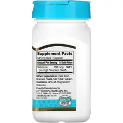 21st Century Selenium, 200 mcg, 60 Capsules