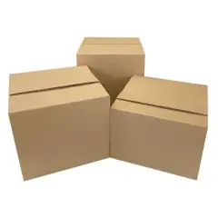 UOFFICE Pack of 25 Corrugated Boxes 12" x 12" x 10" Shipping Cartons