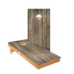 Skips Garage Large Panel Wood Cornhole Boards - ACA Star Series