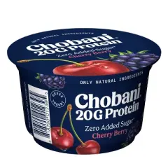 Chobani 20g Protein Cherry Berry Greek Yogurt - 6.7oz
