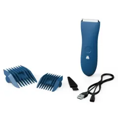 Meridian Trimmer Original Pubic & Body Hair Trimmer for Men & Women Below-the-Belt Groomer, Ball Trimmer, Bikini Trimmer - Ocean
