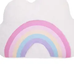 Little Love by NoJo Rainbow Cloud Pillow