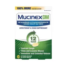 Mucinex DM 12 Hour Cough Medicine - Tablets