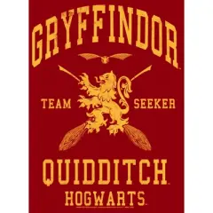 Men's Harry Potter Gryffindor Quidditch Gold Team Seeker T-Shirt