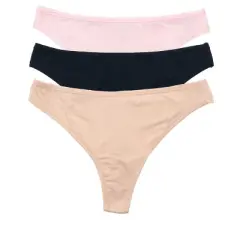 Felina Women's Blissful Super Stretchy Thong | 3-Pack
