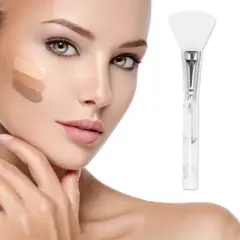 Unique Bargains Lightweight Large Fan-shaped Facial Mask Brush 1 Pc