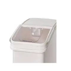Winco Ingredient Bin with Brake Casters and Scoop, 21 Gallon