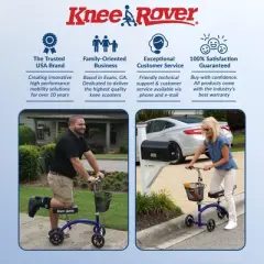 KneeRover Deluxe Knee Cycle Steerable Knee Walker