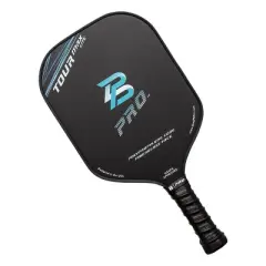 PBPRO 16'' Tour Max Life Widebody Pickleball Paddle - Black/Blue