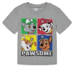 Paw Patrol Chase Marshall Rubble Pullover T-Shirt and Mesh Shorts Outfit Set Toddler to Big Kid 