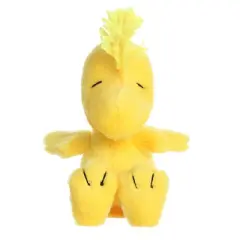 Aurora Mini Shoulderkins Woodstock Peanuts Timeless Stuffed Animal Yellow 5"
